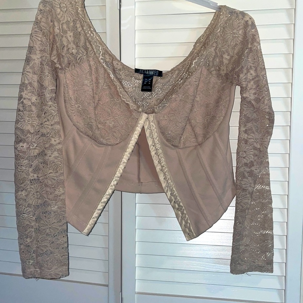 Woman’s medium corset crop top- brand new